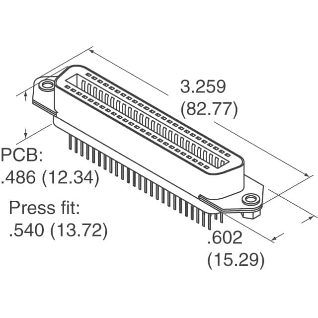 B57-050-221-202 EDAC Inc.  Centronics Connectors